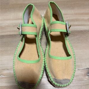 Free People Women’s Surfside Platform Espadrilles - Salted Lime